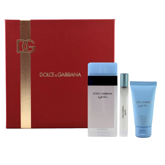 Set de regalo de fragancias Dolce & Gabbana Light Blue Eau de Toilette para m...