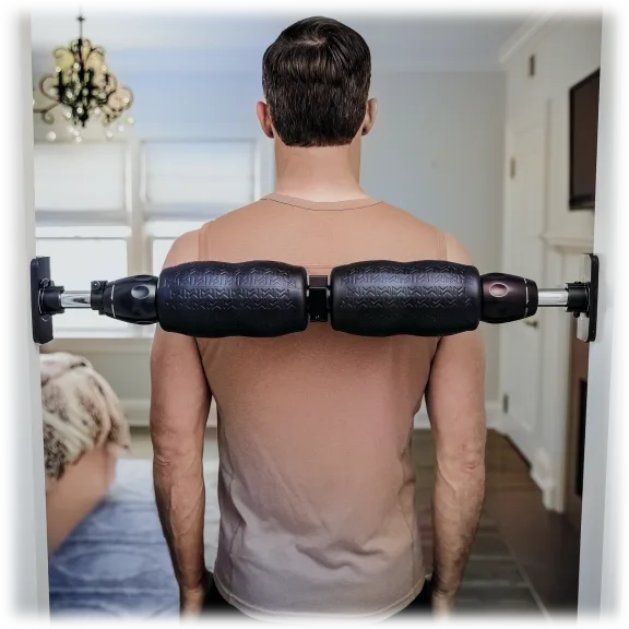 The Door-Mounted Foam Massage Roller System