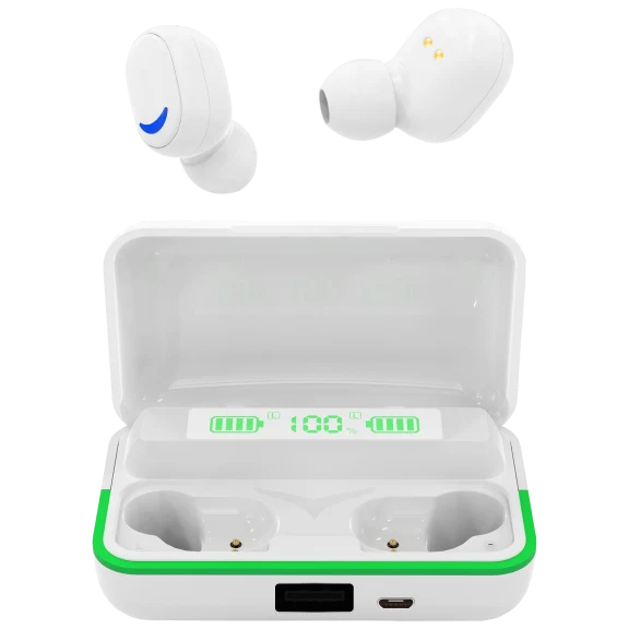 SimplyTech Power-X True Wireless Earbuds with LED Power Bank Case