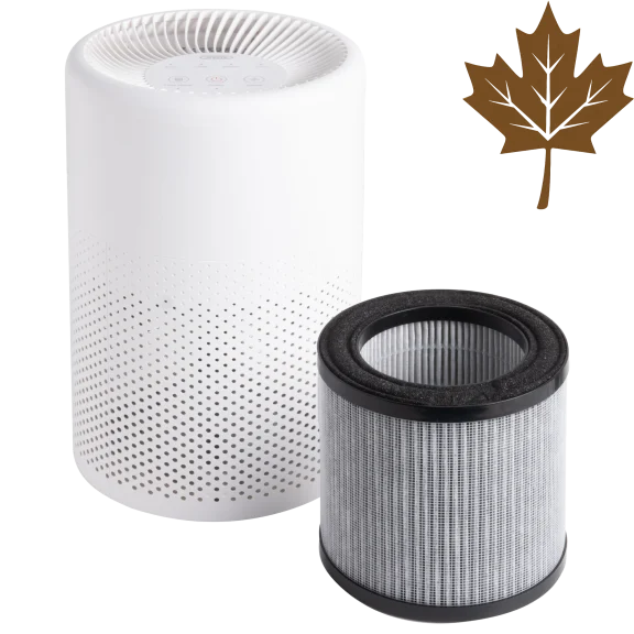 WETIE Tabletop Air Purifier with True HEPA Filter