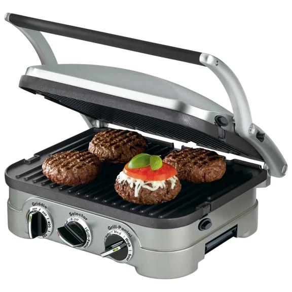 Cuisinart Griddler Indoor Grill, Griddle and Panini Press