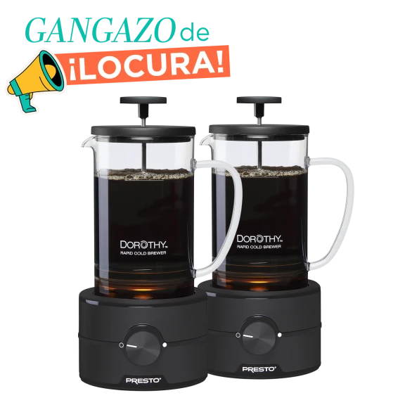 Paquete de 2: Presto Dorothy Cafetera Rápida de Cold Brew