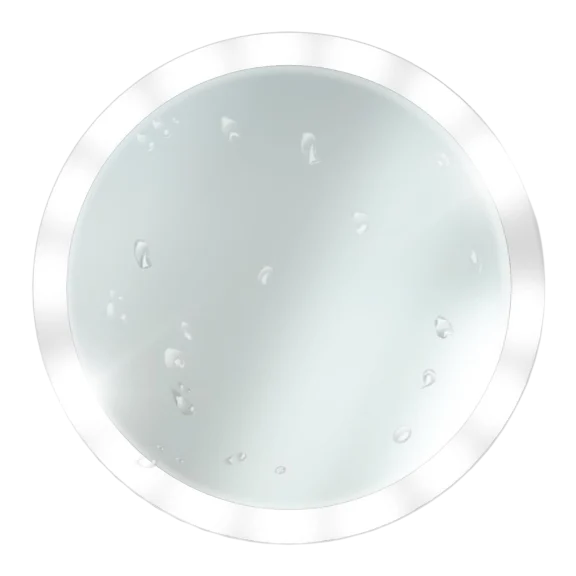 Brookstone LED Shower Mirror Wireless Speaker