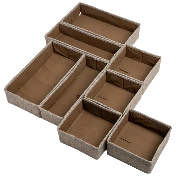 Whitmor 8-Piece Drawer Organizers