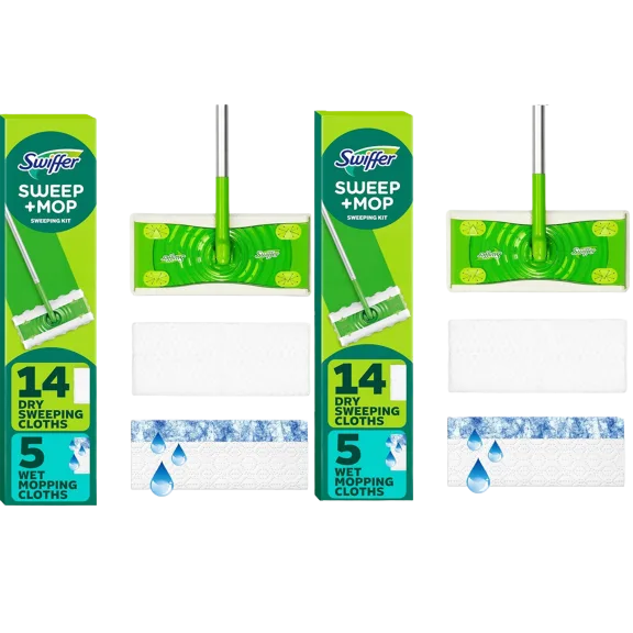 Paquete de 2: Swiffer Sweeper Trapeador 2 en 1