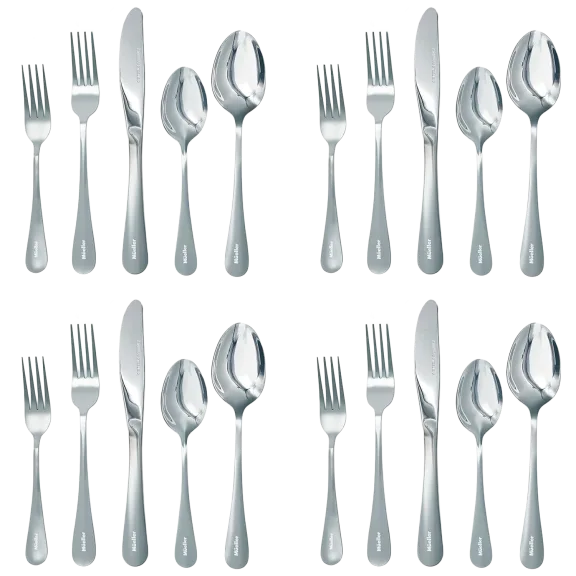 Mueller 40-Piece Timeless Flatware Set