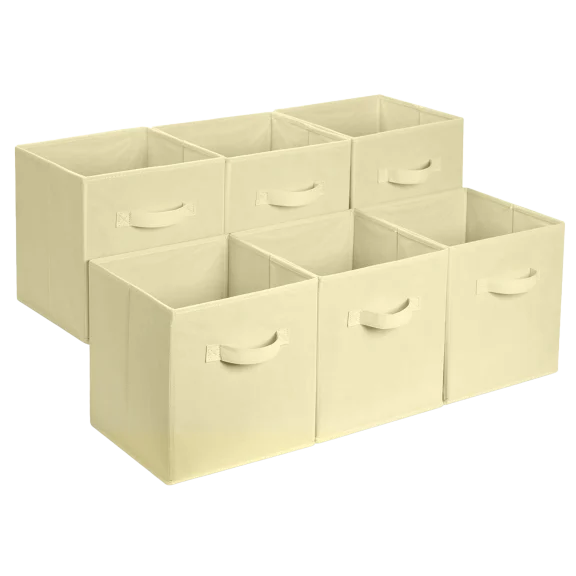 6-Pack: Cheer Collection Fabric Storage Cubes