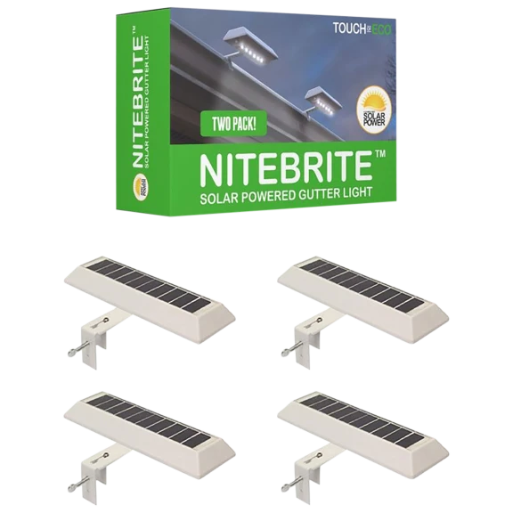 Touch of Eco NiteBrite Solar Gutter/Fence Lights