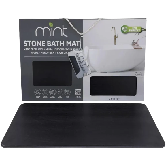 Alfombra de Baño de Piedra de Diatomeas de Secado Rápido J&V Textiles