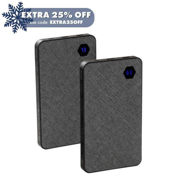 2-Pack: Einova Laptop Power Bank 20,000 mAh