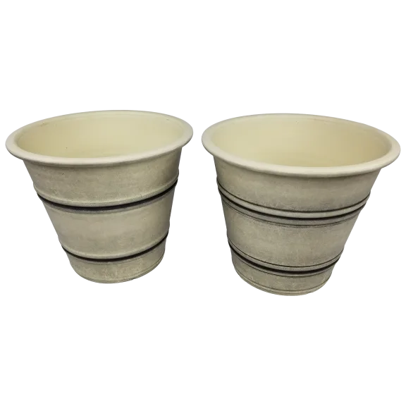 The Round Washed Sandstone Planters