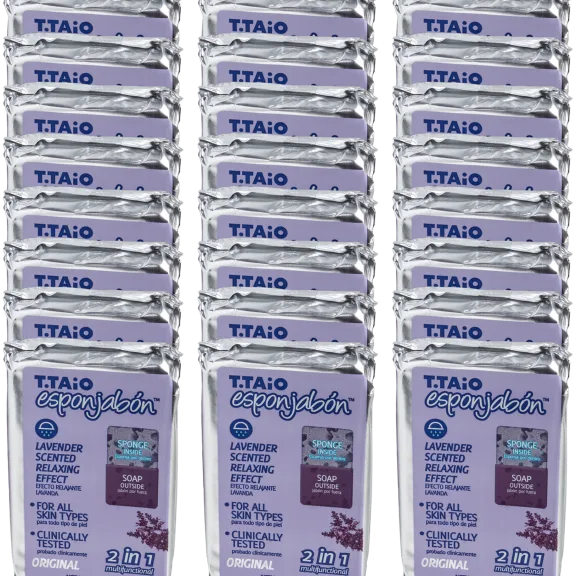 24-Pack: T.Taio Esponjabon 2 In 1 Soap Sponge