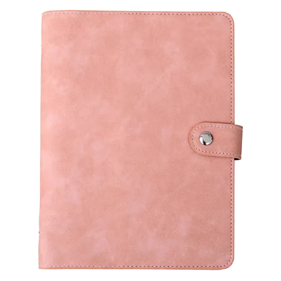 Multitasky Vegan Leather Organizational Notebook A5 with Sticky Note Ruler
