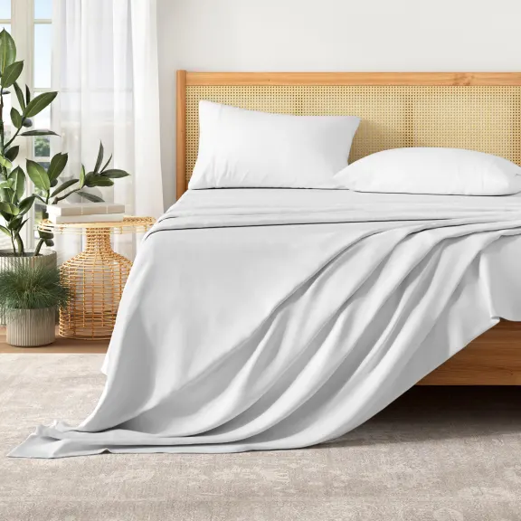 Patina Vie Maison Pre-Washed Microfiber Ultra-Soft Solid Bed Sheet Set