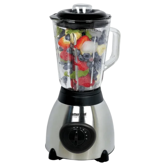 Better Chef 500-Watt 5-Speed Blender with Stainless Steel Base