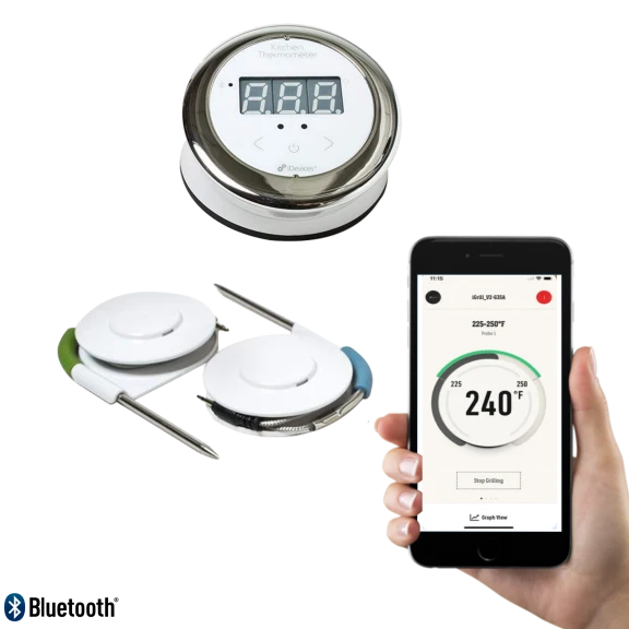Weber iDevices Dual Probe Smart Food Thermometer