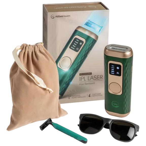 AllSettHealth Ice Cooling IPL Laser Hair Removal Device