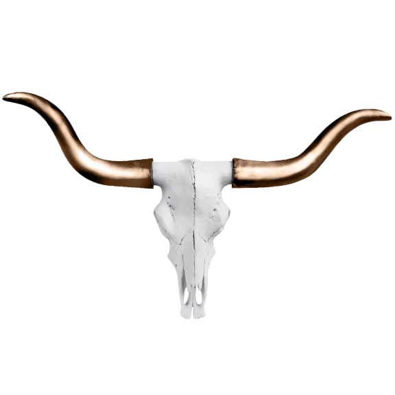 Wall Charmers Mini Resin Longhorn