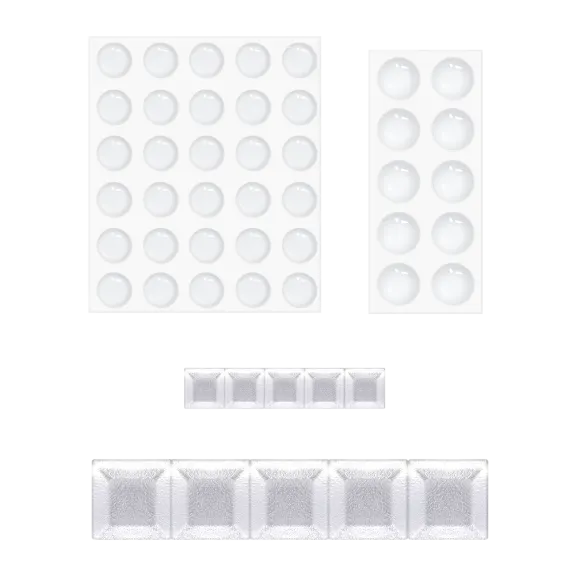 100-Pack: Space & Home Universal Door & Drawer Premium Protective Bumper