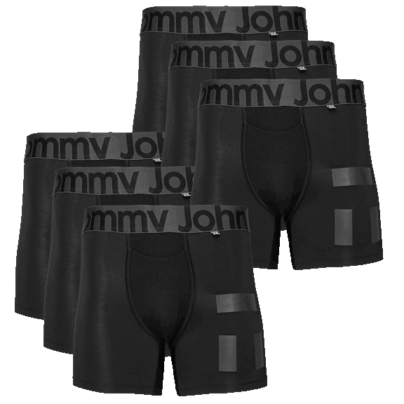 6-Pack: Tommy John 360 Sport Trunk Boxer Briefs