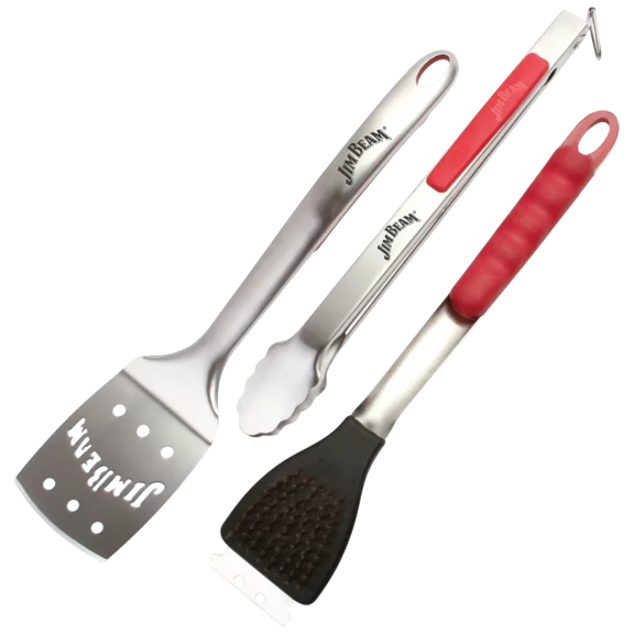 Jim Beam 3-Piece Grill Tool Set