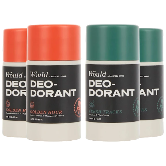 4-Pack: Would Aluminum Free Natural Deodorant for Men