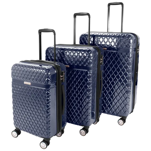 Kathy Ireland Yasmine 3-Piece Hardside Luggage Set