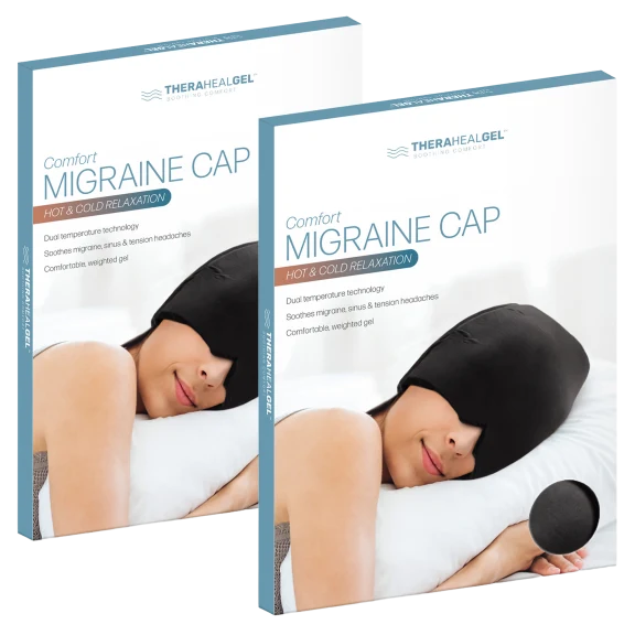 2-Pack: North American Wellness TheraHeal Gel Comfort Migraine Caps