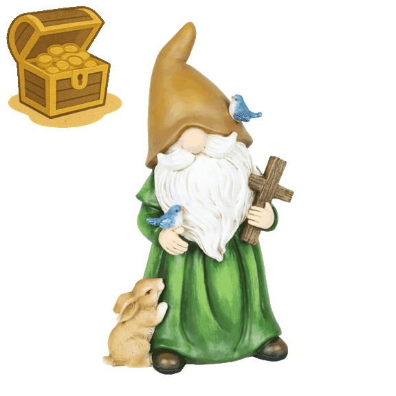 Exhart Angel Garden Gnome Figurines