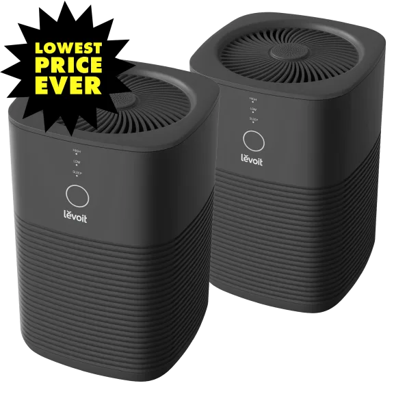 2-Pack: Levoit Desktop Air Purifier