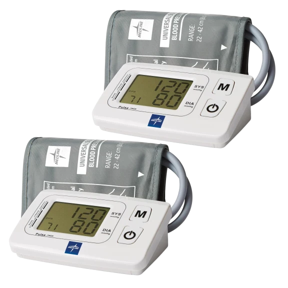 2-Pack: Medline Upper Arm Blood Pressure Monitor