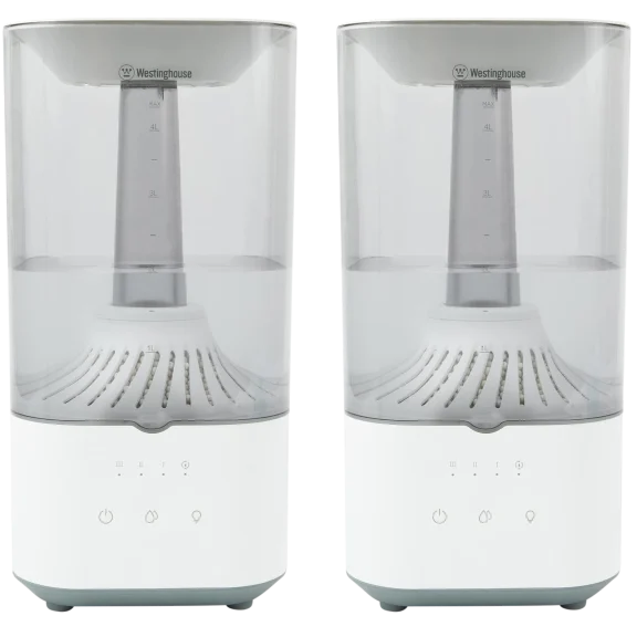 2-Pack: Westinghouse 4.5L Top Filling Ultrasonic Humidifier