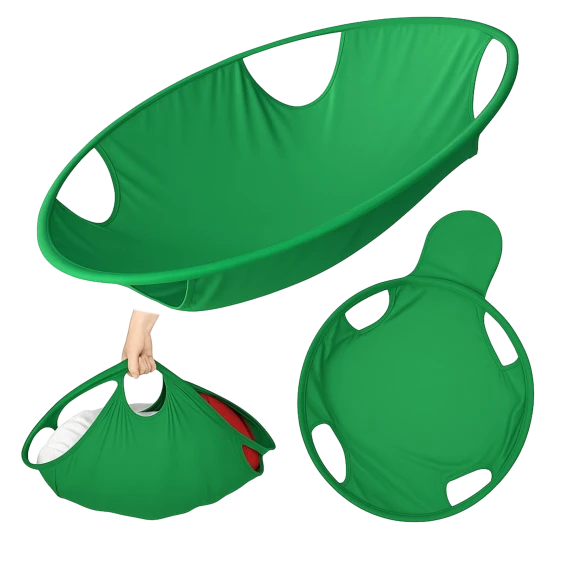 Krediz Collapsible Easy Carry Turtle Laundry Hamper