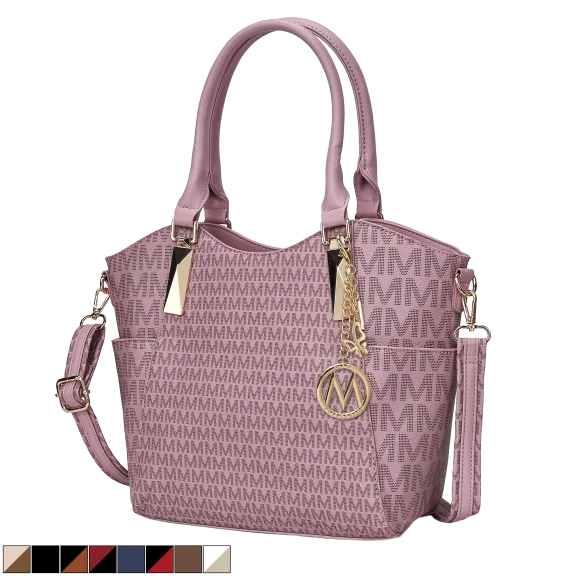 MKF Collection Devorah Signature Printed Vegan Leather Women’s Tote Bag by Mia K