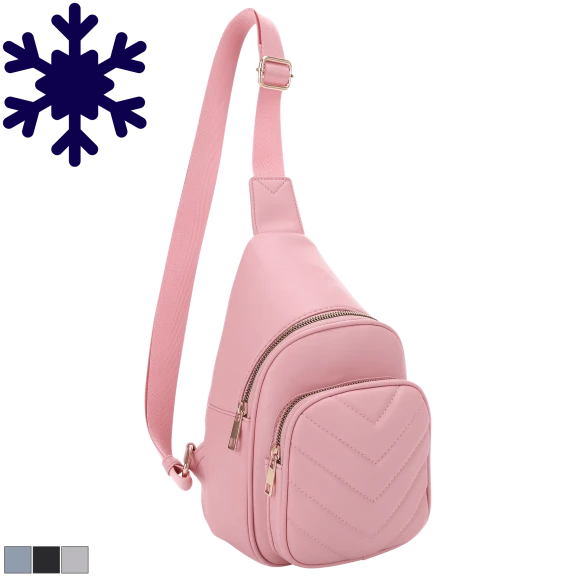 Poppy & Harper Mia Chevron Quilted Sling