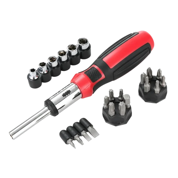 Infinite Basics 27-Piece Ratcheting Screwdriver Bit & Socket Set