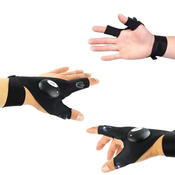 SwissTek Fingerless LED Flashlight Glove