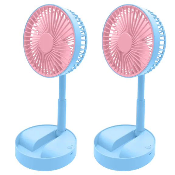 2-Pack: GabbaGoods Roundabout Breeze Rechargeable Fans
