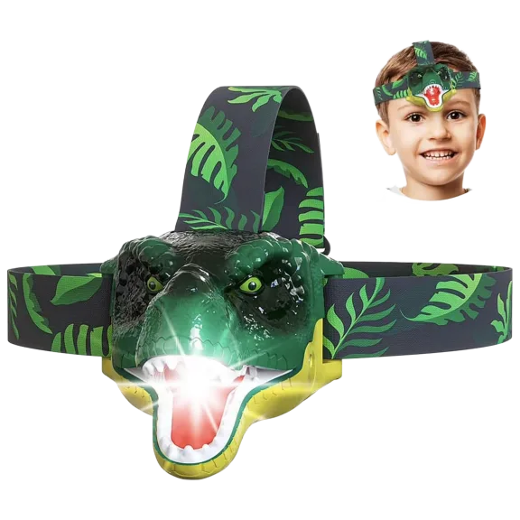 Skywin Kids Roaring T-Rex Dinosaur LED Headlamp