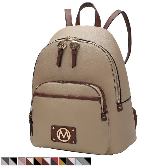 MKF Collection Alice Vegan Leather Backpack by Mia K