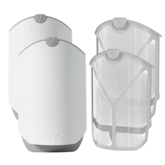 2-Pack: Zevo Flying Insect Trap Starter Kit