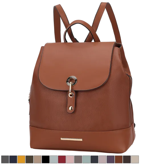 MKF Collection Laura Vegan Leather Backpack