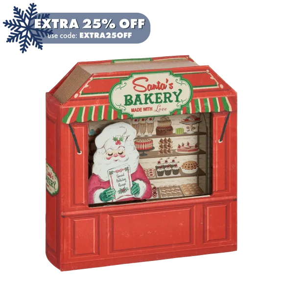 Mr. Christmas Illuminated Nostalgic Wooden Storefronts