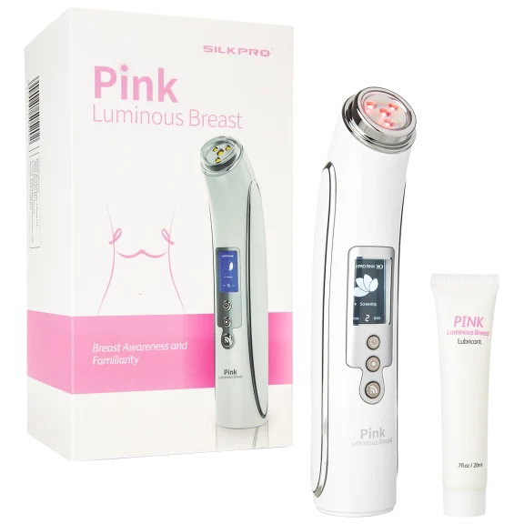 Pink Luminous Self-Breast Examination