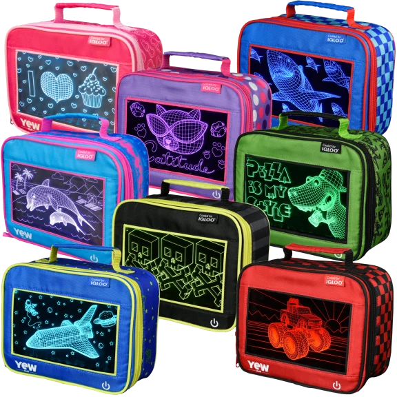 Pop Lights Color Changing Insulated Lunch Boxes by Igloo