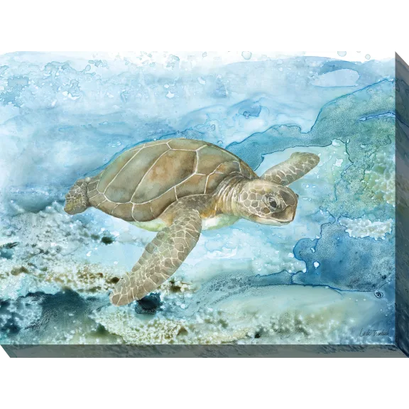 The Sea Turtle Outdoor Canvas Art