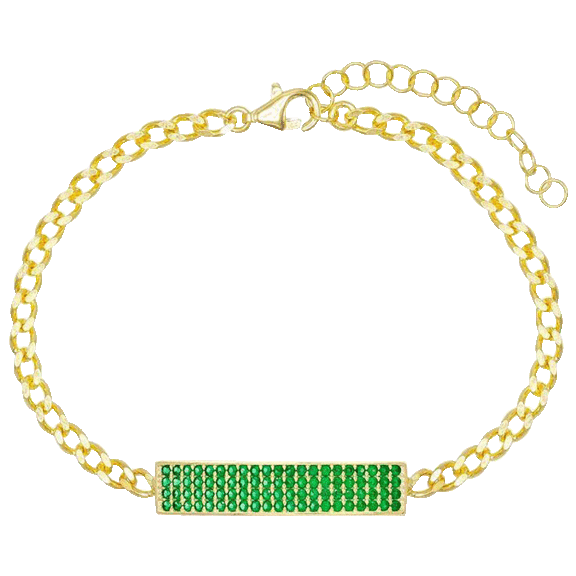Golden NYC Jewelry Plated CZ Bracelet