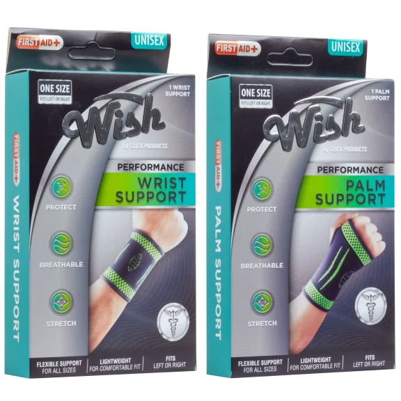 2-Pack: Flexible Stretch Joint Compression Wrist & Palm Sleeve Support Brace