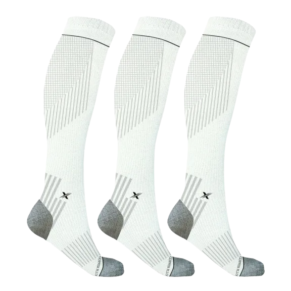 3-Pack: CopperFlux Copper Infused Knee High Compression Socks