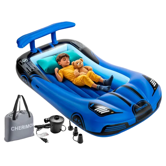 Cherimor Twin Race Car Air Mattress for Children